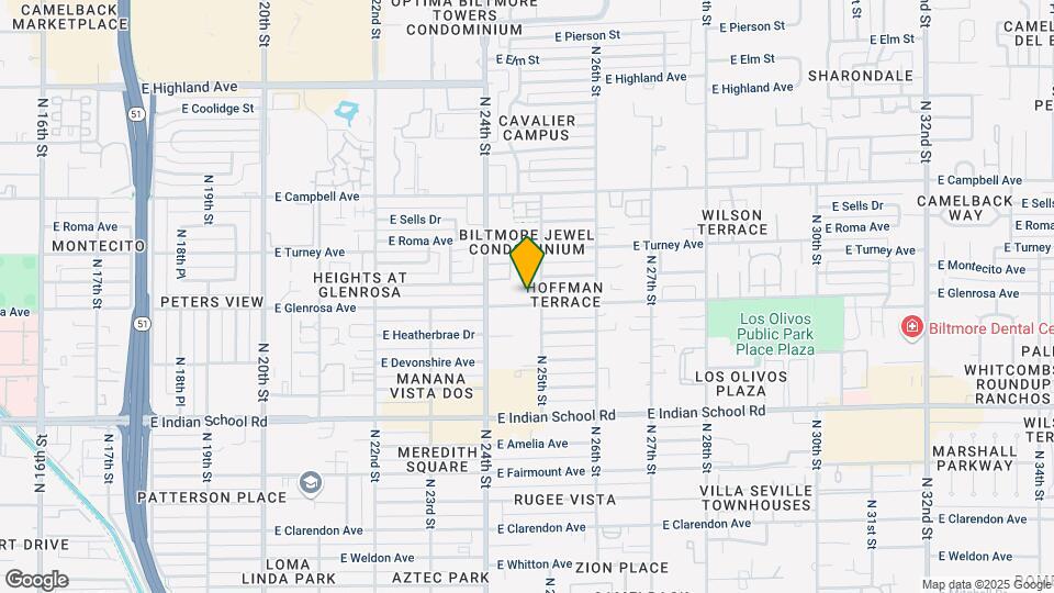4301 N 24th St Mapa y Detalles de la Ubicación