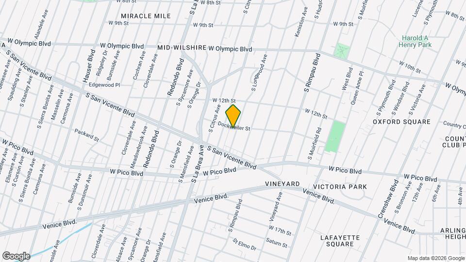 1307 S Longwood Ave Map and Location Details