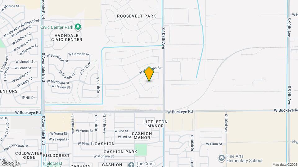 10813 W Tonto St Map and Location Details