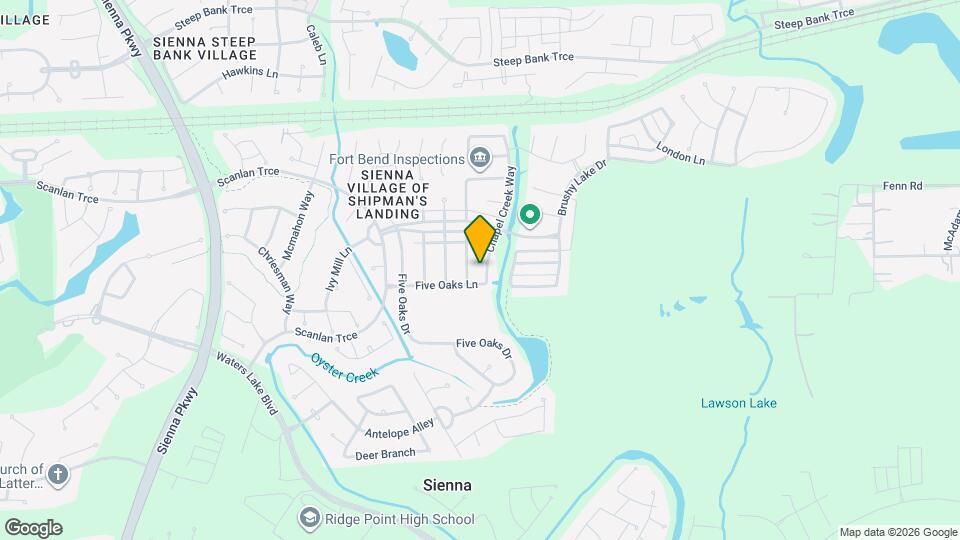 3211 Chapel Creek Way Map and Location Details