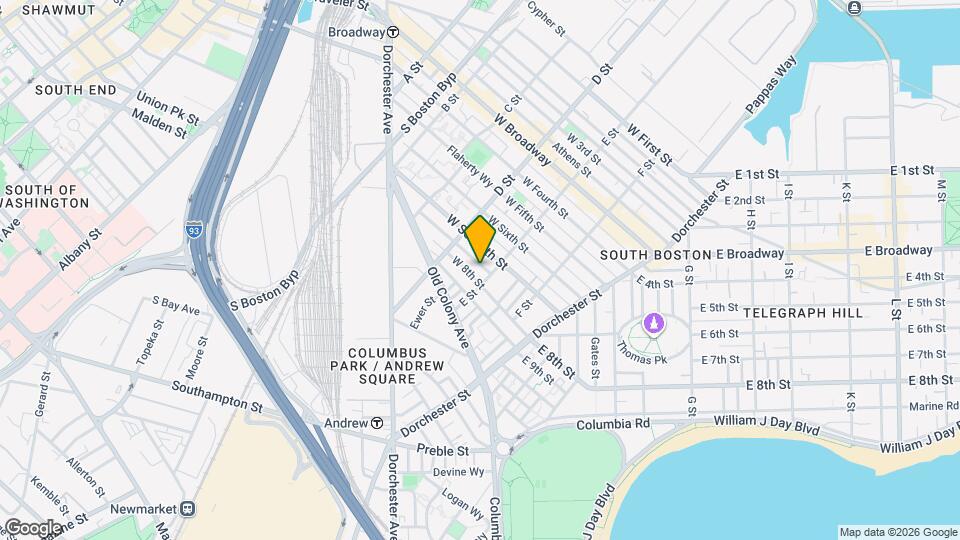 93 Baxter St Map and Location Details