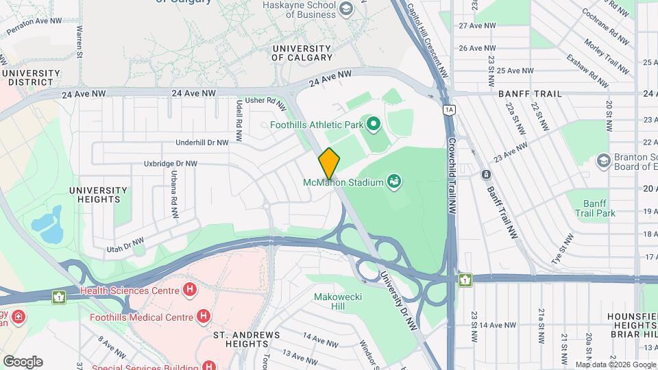 2011 University Dr NW Map and Location Details