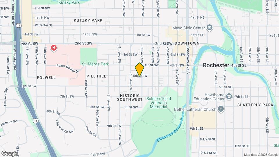 5th on 5th Apartments Map and Location Details