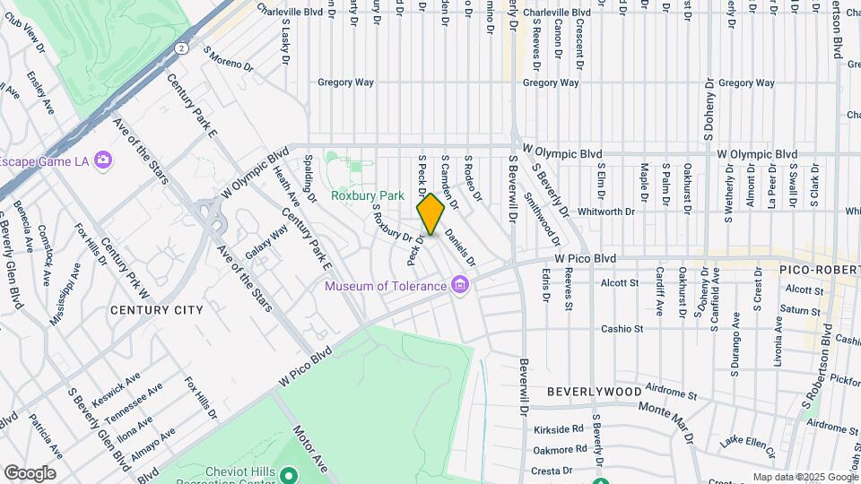 1304 Roxbury Dr Map and Location Details