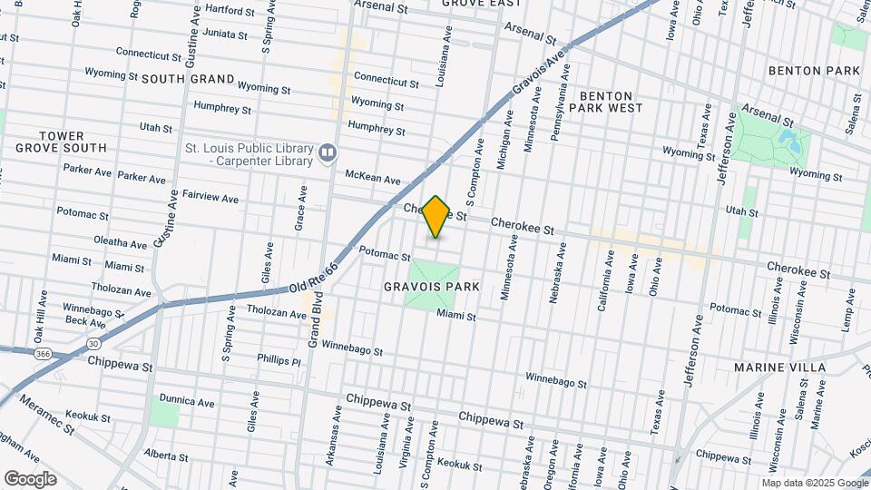 3445 Virginia Ave Map and Location Details