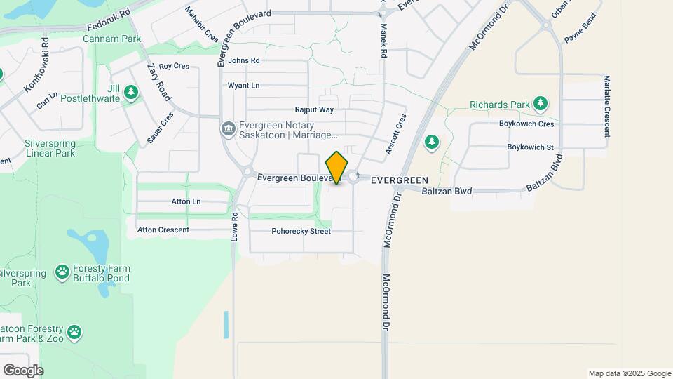 2007 Pohorecky Crescent Map and Location Details