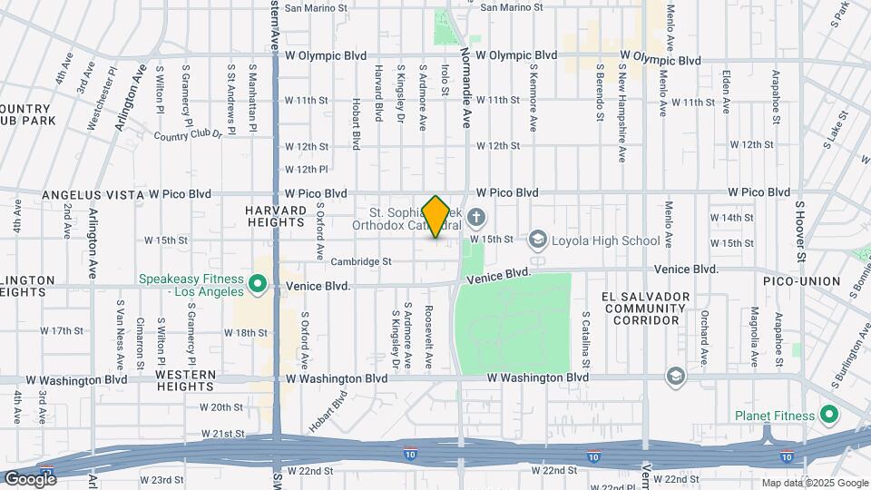 2734 W 15th St Map and Location Details