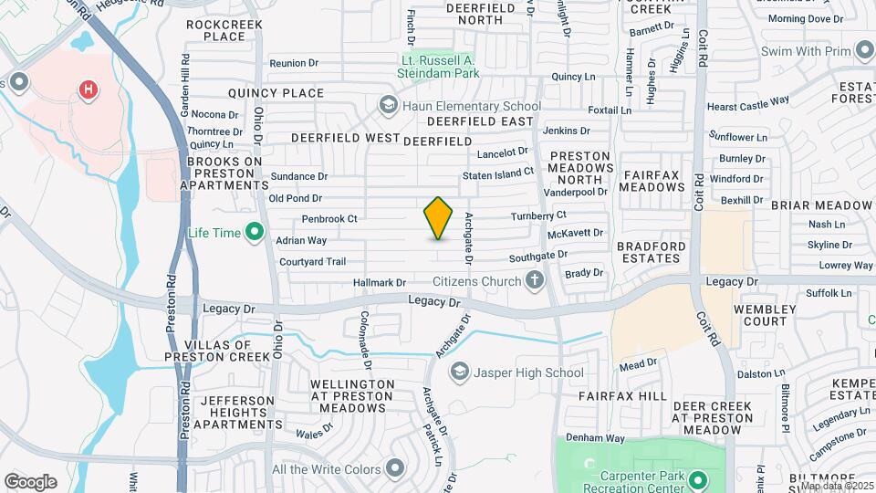 4564 Hitching Post Ln Map and Location Details