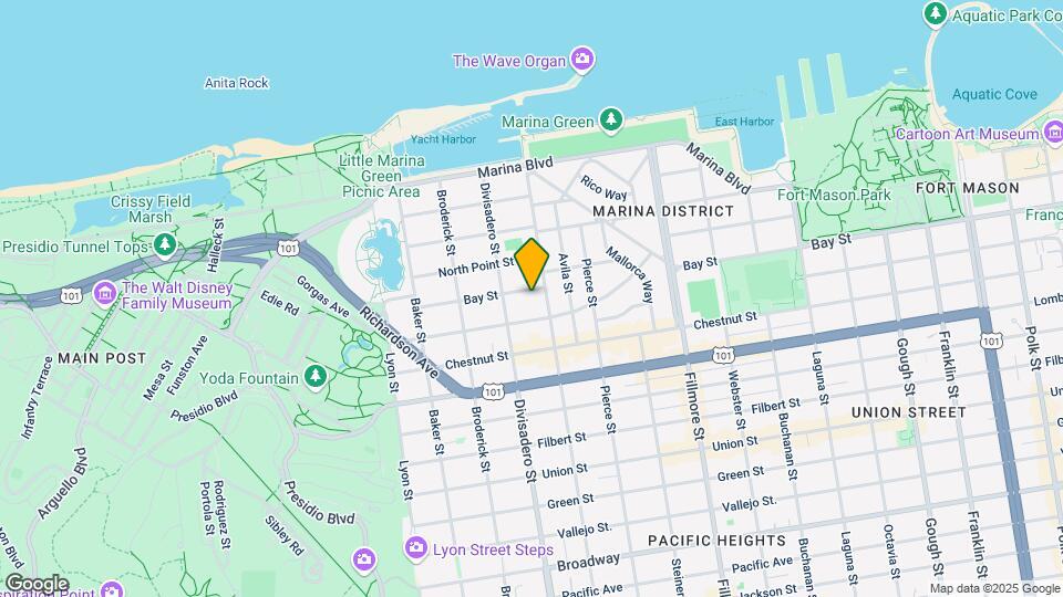2129 Bay St Map and Location Details