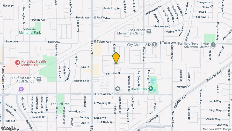 1800 Kidder Ave Mapa y Detalles de la Ubicación