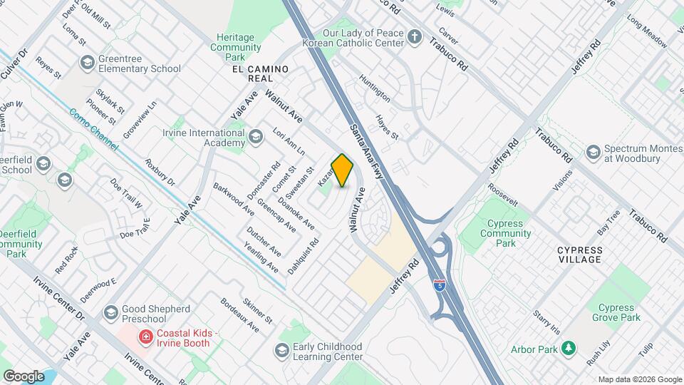 107 Oval Rd Mapa y Detalles de la Ubicación