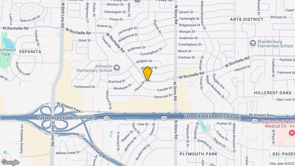 2536 W Rochelle Rd Map and Location Details