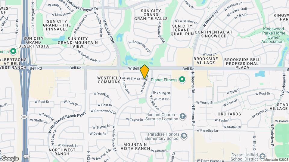 15901 W Elm St Mapa y Detalles de la Ubicación