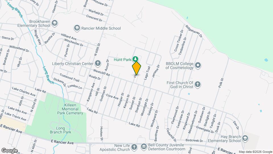 2108 Hunt Dr Mapa y Detalles de la Ubicación