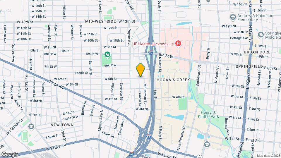 1549 Francis St Map and Location Details