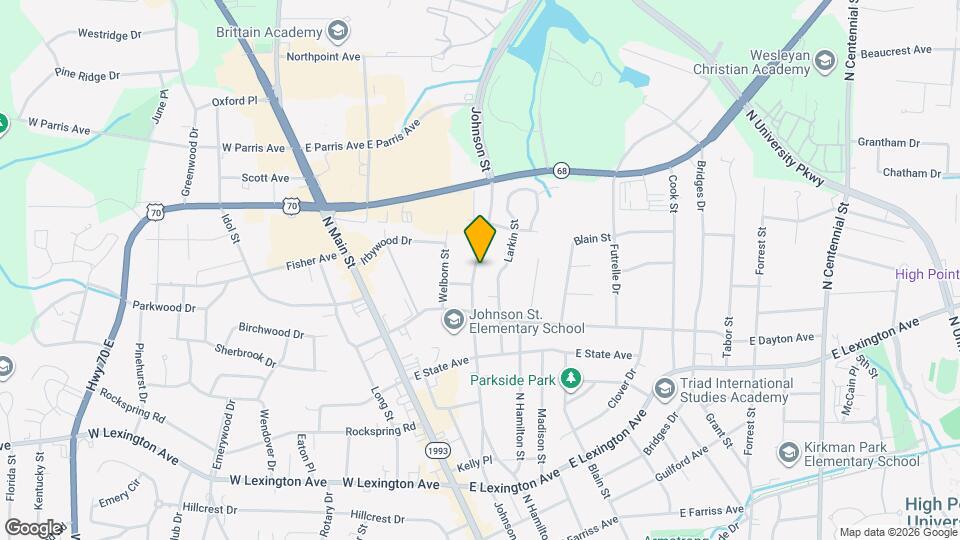 1806 Johnson St Map and Location Details