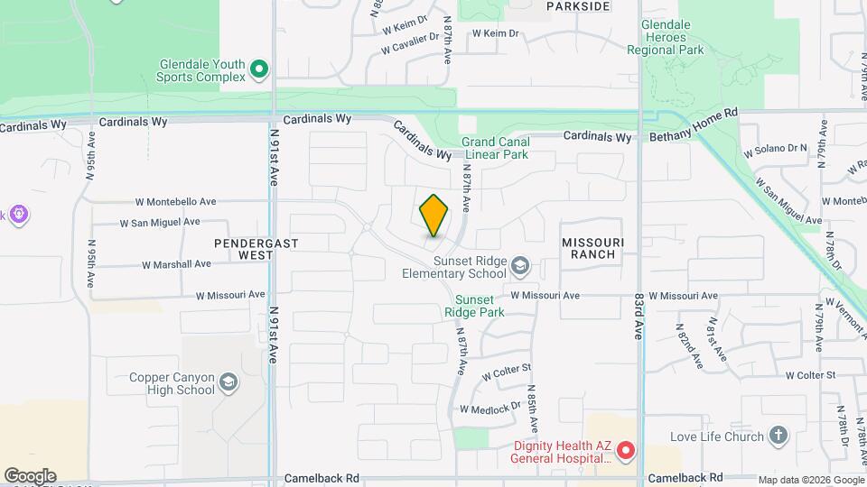 5618 N 87th Dr Map and Location Details
