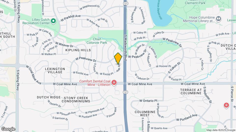 6557 S Cody Way Map and Location Details