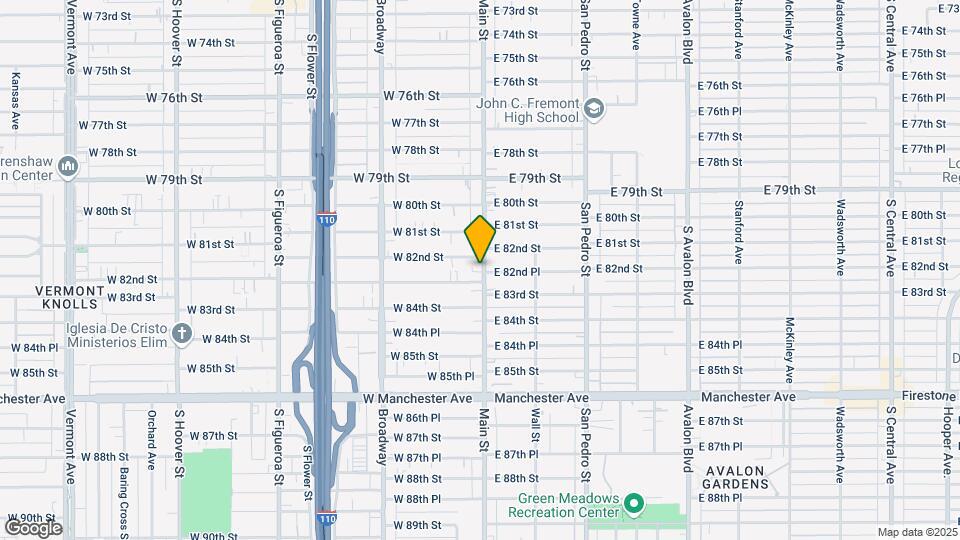 8213 S Main St Mapa y Detalles de la Ubicación