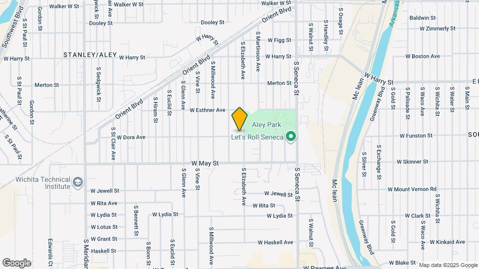 1837 S Elizabeth St Map and Location Details