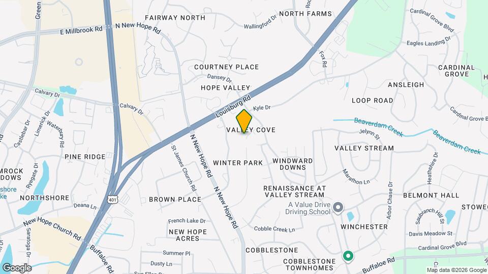 4409 Woodlawn Dr Map and Location Details