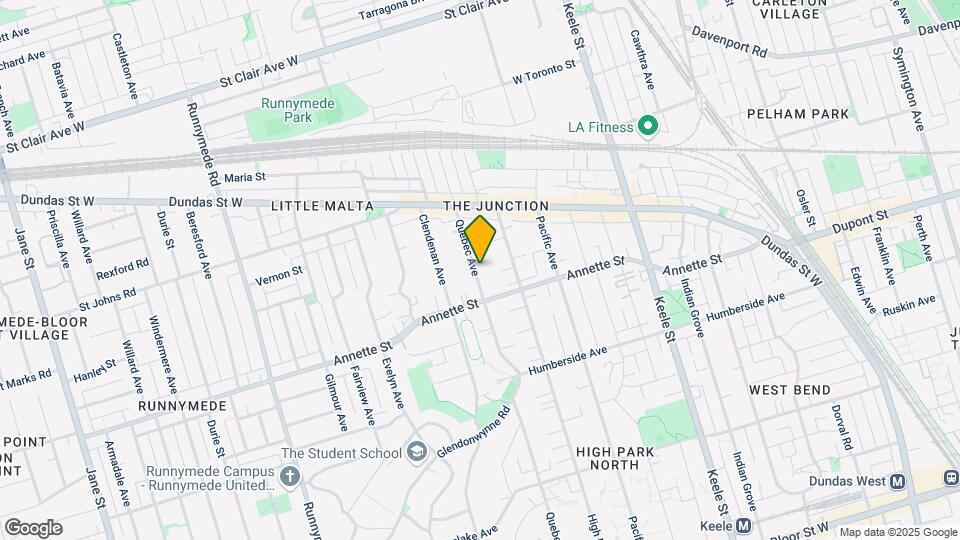 399-401 Quebec Av Map and Location Details