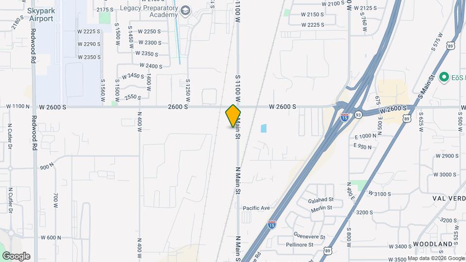 1001 N Main St Map and Location Details