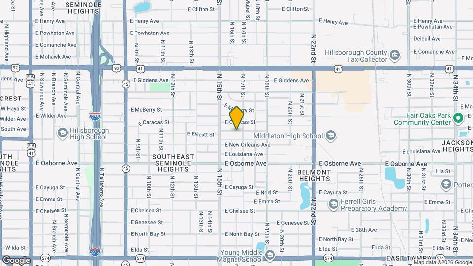 1517 E Ellicott St Map and Location Details