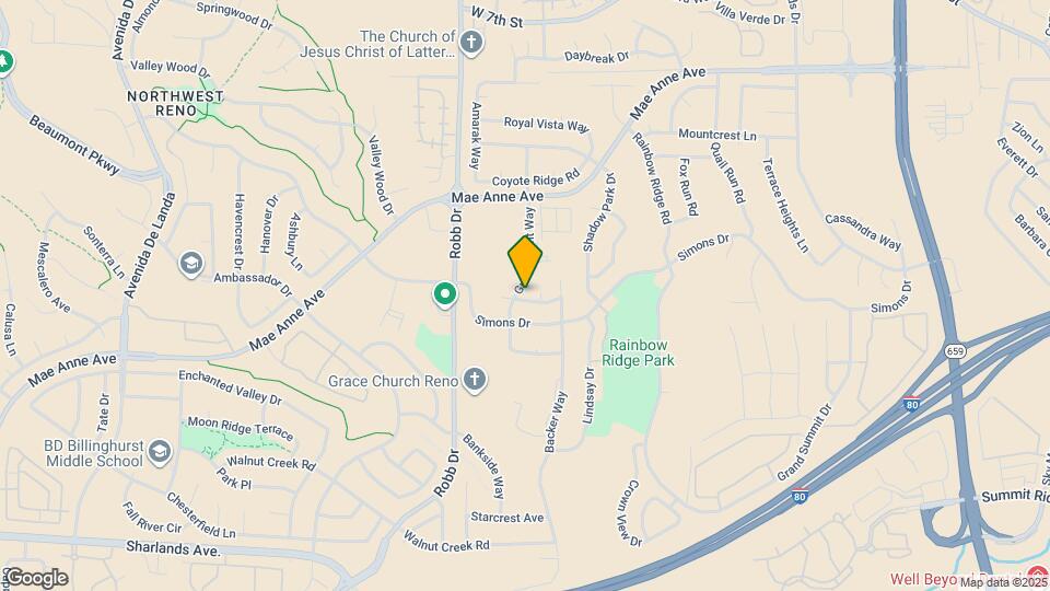 5895 Blue Horizon Dr Map and Location Details