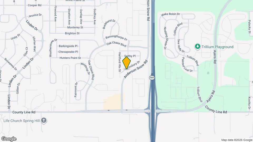 14066 Finsbury Dr Map and Location Details