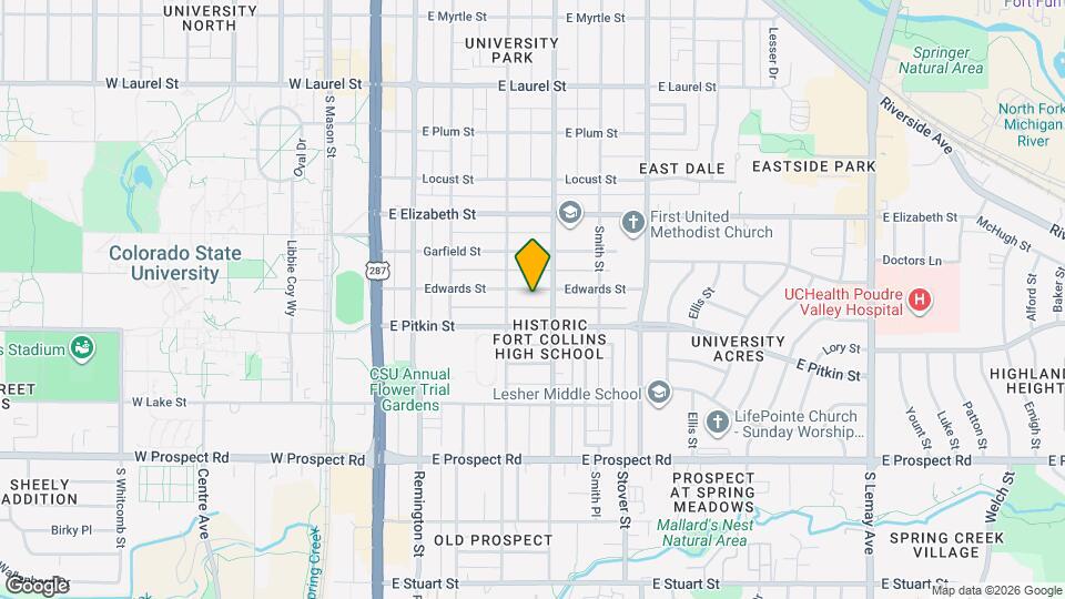 419 Edwards St Map and Location Details