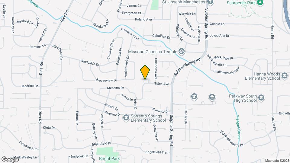 1 Braquewood Ct Map and Location Details