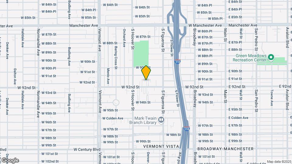 609-613 W 92nd St Map and Location Details