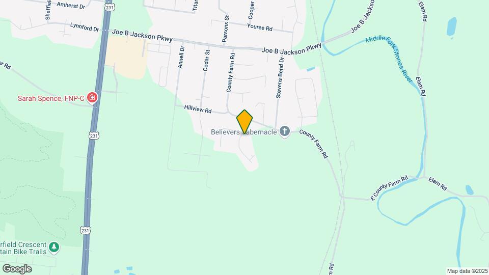 3719 Berryhill Dr Map and Location Details