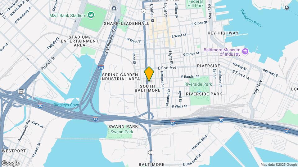 1629 S Hanover St Map and Location Details