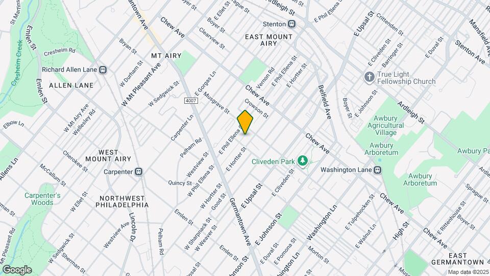 118 E Springer St Map and Location Details