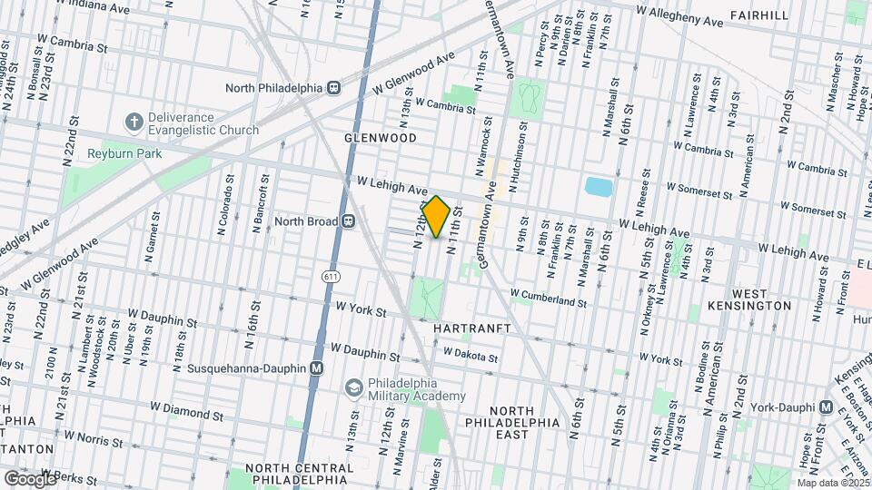 2556 N Jessup St Map and Location Details