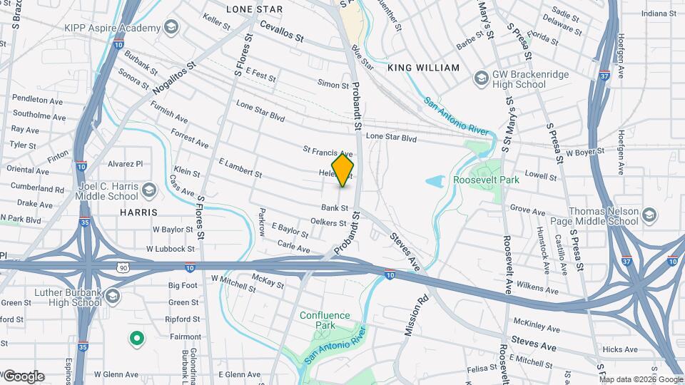 126 King Roger St Map and Location Details