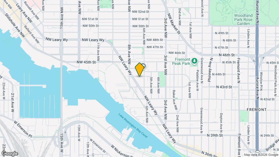 611 NW Bright St Map and Location Details