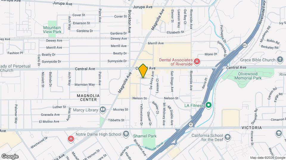 3720 Yosemite Way Map and Location Details