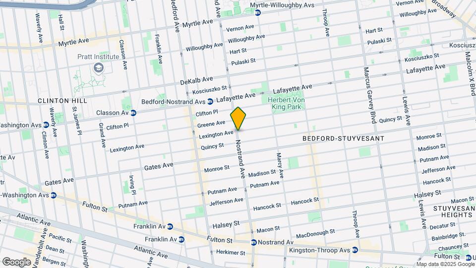 317 Nostrand Ave Map and Location Details