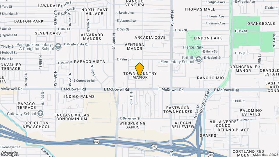 4144 E Almeria Rd Map and Location Details