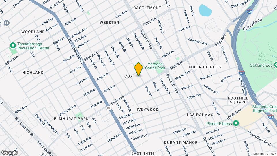 9633 Birch St Mapa y Detalles de la Ubicación