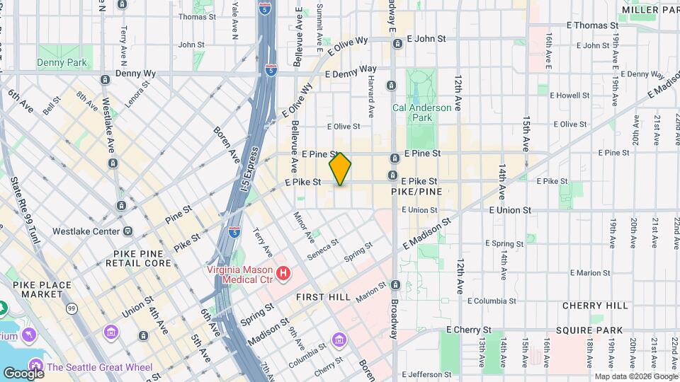 1424 Belmont Ave Map and Location Details