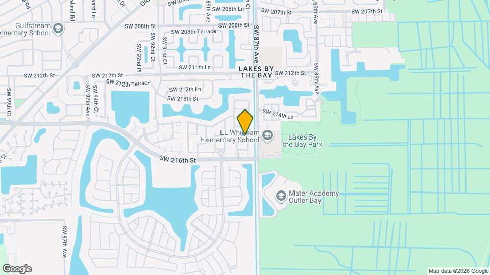 21500 SW 87th Ct Mapa y Detalles de la Ubicación