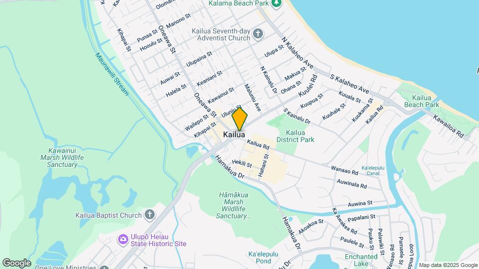 660 Kailua Rd Map and Location Details