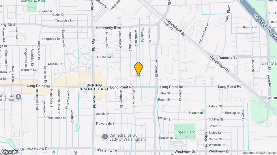 1834 Woodvine Dr Map and Location Details
