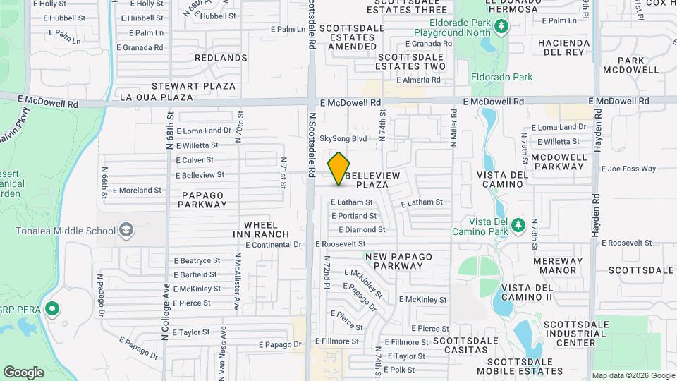 7225 E Belleview St Map and Location Details