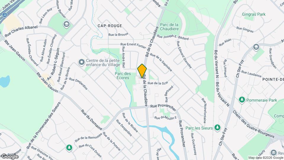 Cap-Rouge Map and Location Details