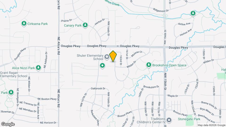 3504 163rd St Map and Location Details